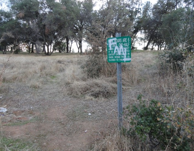 A park with nothing in it in Auburn, CA